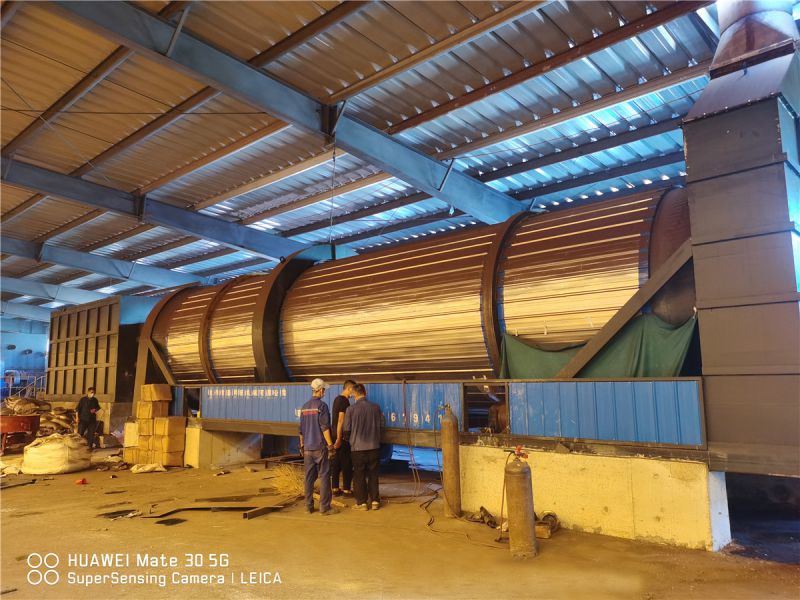 生物有機(jī)肥烘干設(shè)備交付安裝